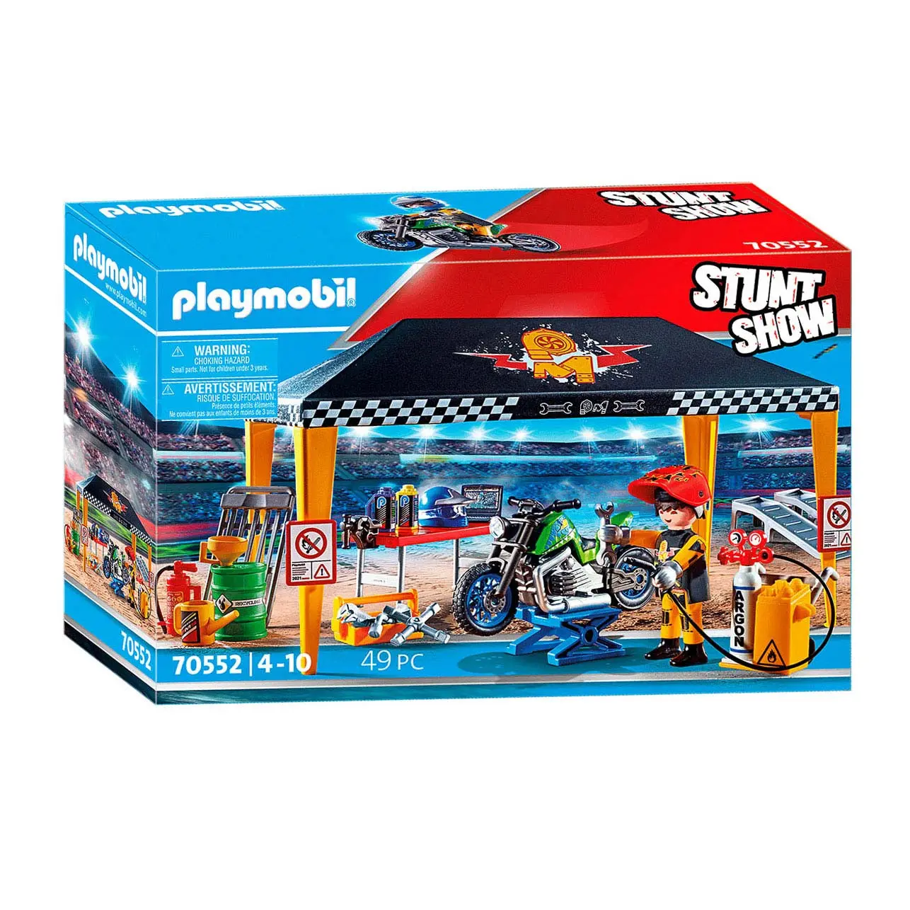 PLAYMOBIL STUNT SHOW SERVICE TENT